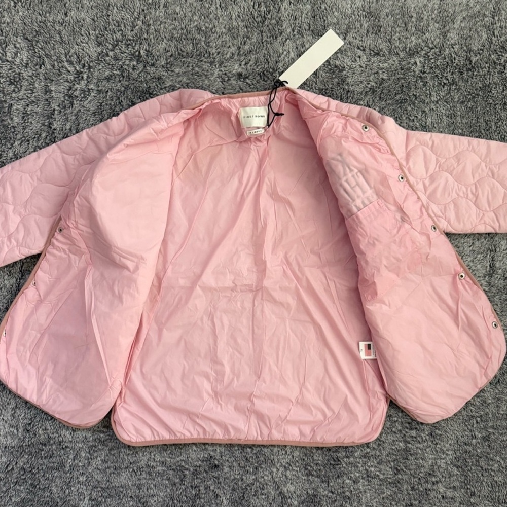 NWT First Row womens  Pink Medium Puffer Jacket - Picture 5 of 7